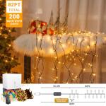EAMBRITE 82 Ft Christmas Lights with Music