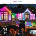 100ft LED Music Sync Outdoor Holiday Lights