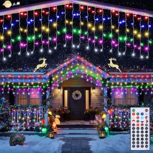 Joomer RGB Halloween Music Sync Icicle Lights