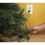 15-Foot Christmas Tree Extension Cord for Lights