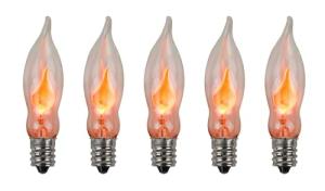Flicker Flame Light Bulbs - Synchronized to Music