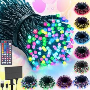 100LED Color Changing Christmas Lights with Remote