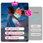 Fairy Wings with LED Lights and Music