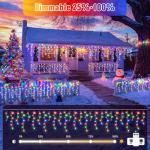 400 LED Icicle Lights with Music Sync Remote
