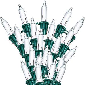 100 Warm White Replacement Bulbs for Christmas Lights