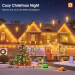 Addlon 50FT Remote-Controlled Music Sync Christmas Lights