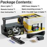 Sound Activated Disco Ball Lights for Parties