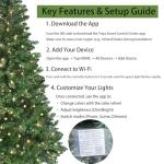 7ft App Controlled Music Sync Christmas Tree