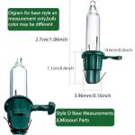 100 Warm White Replacement Bulbs for Christmas Lights