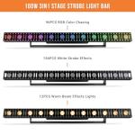 LaluceNatz 40-Inch LED Music Sync Light Bar