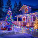 600 LED Solar Christmas Lights with Music Sync