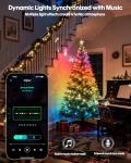 RGB Music Sync Fairy String Lights, 33Ft