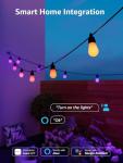 Smart Outdoor String Lights with App Control