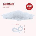 200 Mini Christmas Light Clips for Easy Hanging