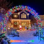 Solar Christmas Lights - 400LED Multi-Color Set