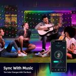 Smart Color Changing Music Sync String Lights 33ft