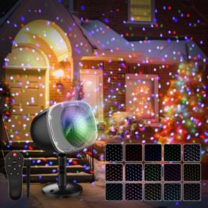 Colorful Christmas Projector Lights with Remote Control