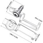 200 LED Strip Light Clips with Screws