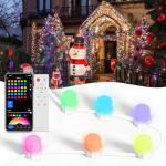 Smart RGB+IC Music Sync String Lights 76ft