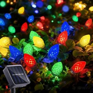 50 LED Solar Christmas Lights with Music Sync