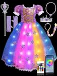 Music Sync Princess Dress with RGB Lights