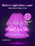 Music Sync Princess Dress with RGB Lights