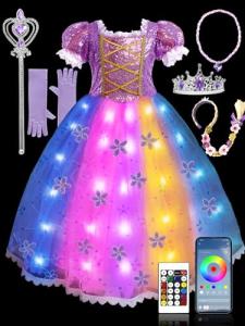 Musical Sync Princess Dress with RGB Lights