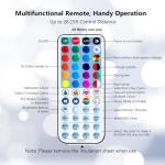 Color Changing Music Sync Fairy Lights, 66ft 200 LED