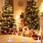 15 Ft White Extension Cord with 9 Outlets