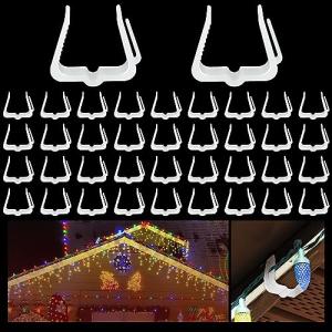 Christmas Light Clips for Indoor/Outdoor Use (50PCS)