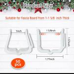 Christmas Light Clips for Indoor/Outdoor Use (50PCS)