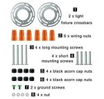 Universal Light Fixture Mounting Bracket, 2 Pack
