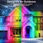 50FT RGB Music Sync Outdoor Lights with App Control