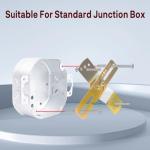 Adjustable Mounting Brackets for Light Fixtures - 2 Pack
