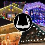 Christmas Light Clips for Indoor/Outdoor Use (50PCS)