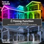 50FT RGB Music Sync Outdoor Lights with App Control
