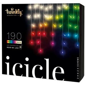 Smart App-Controlled Twinkly Icicle Christmas Lights