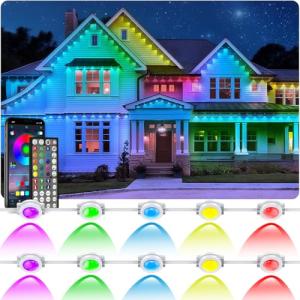 300FT RGB Music-Sync Outdoor Lights with App Control