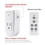 Wireless Remote Control Outlet for Christmas Lights
