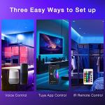 DAYBETTER 100ft Smart LED Strip Lights for Music