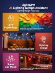 Smart Outdoor String Lights with App Control