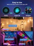 Smart Outdoor String Lights with App Control