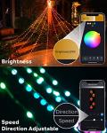 Smart Outdoor Christmas Lights with Music Sync