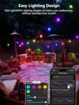 Smart Outdoor String Lights with App Control