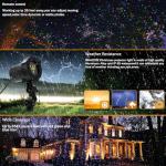 Outdoor Christmas Laser Lights with RGB Projector