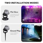Waterproof Color Changing Christmas Music Projector Lights