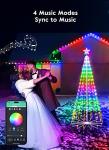6ft Music Sync LED Christmas Cone Tree Lights