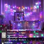 Multicolor 66Ft Christmas Lights Synchronized to Music