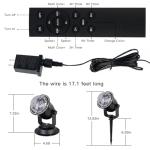 Waterproof Color Changing Christmas Music Projector Lights