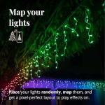Smart App-Controlled Twinkly Icicle Christmas Lights